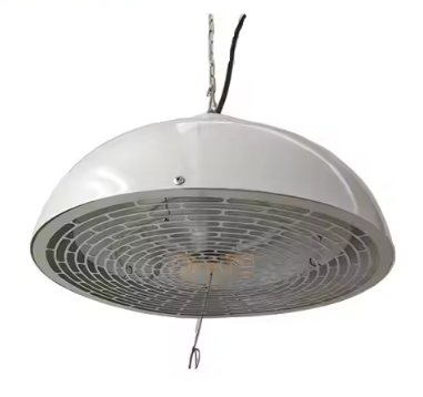 High ceiling factory radiator